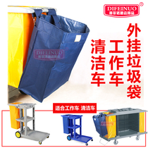 Hanting Full Season Hotel Work Car Outside Hanging Trash Bags Clean Car Guest Room Containing Bustraw Bags Burgri Car Cloth Bag