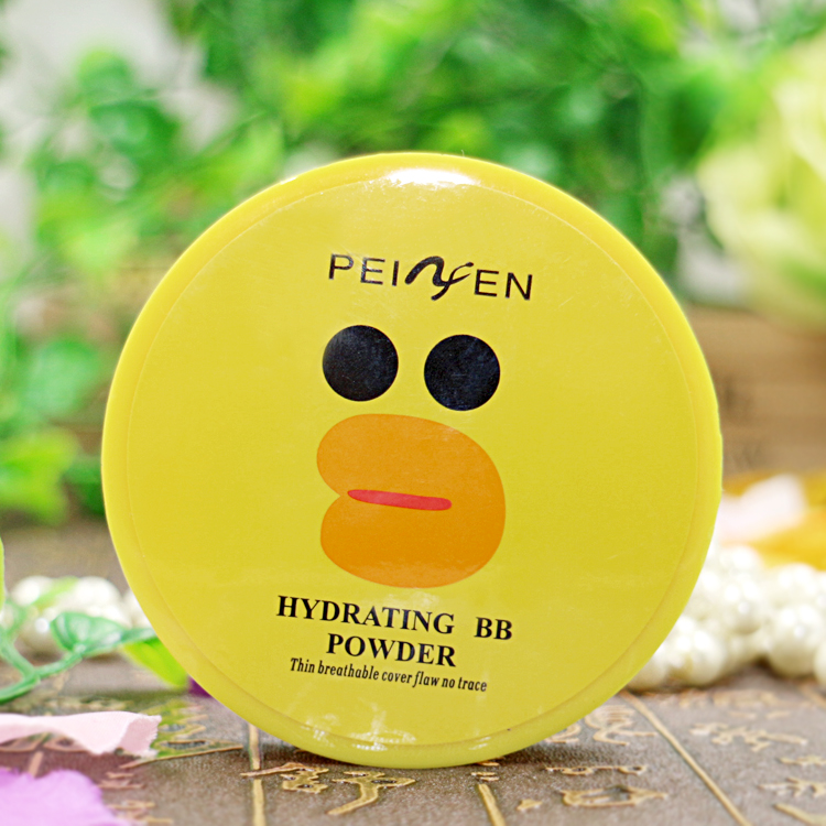 PNF mặt sửa chữa bột kem che khuyết điểm kiểm soát dầu trang điểm bột công suất sửa chữa bột khô nhỏ màu vàng vịt nhỏ gấu nâu hồng bunny phấn phủ nyx