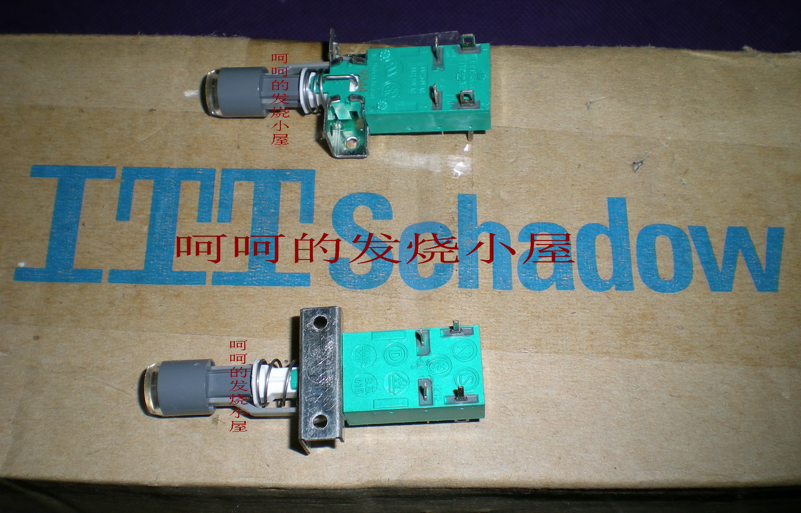 Brand new German ITT Schadow with cap Power switch 6A 250V AC TYP NE18 T70