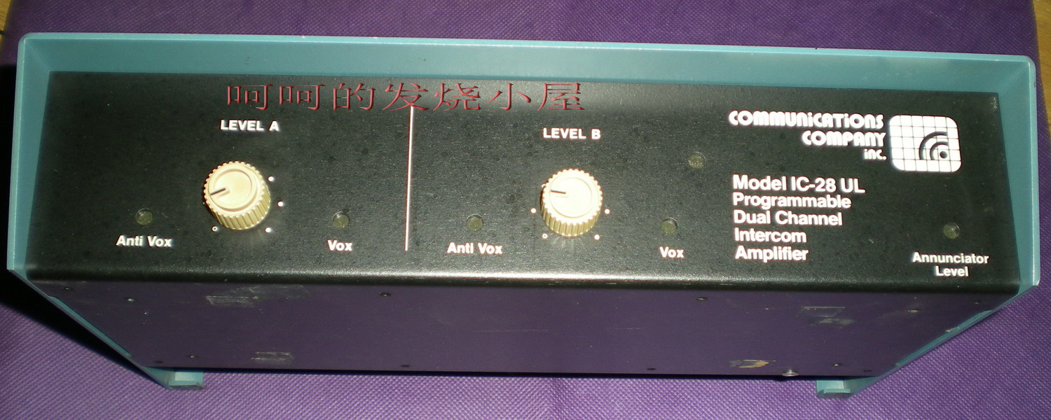 Antique USA COMMUNICATIONS COMPANY INC MICROPHONE AMPLIFIER