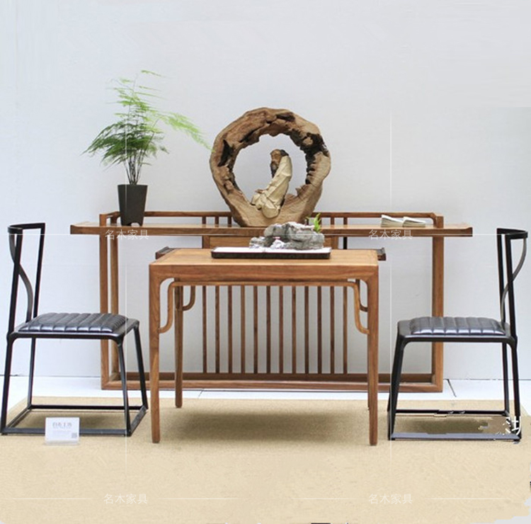 Elm gỗ trường hợp Zen gỗ rắn cho bàn một số bàn hiên hiện đại Mới Trung Quốc đồ nội thất cổ bàn trang trí bàn - Bàn / Bàn bàn ghế gỗ cổ điển	