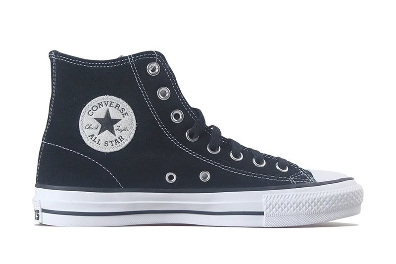 Converse ChuckTaylor AllStar Pro giày đế cao màu đen dày mới 159573C - Plimsolls