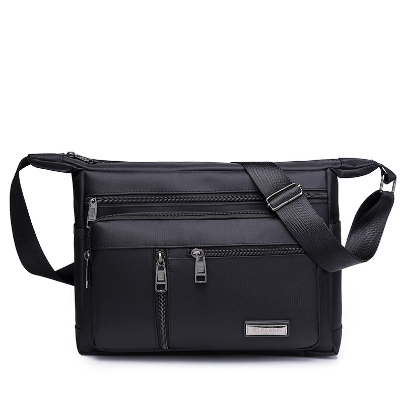 Men's Casual Bag Men's Slipper Bag Waterproof Oxford Fabric Multi-layer Large Capacity Travel Package Wallet