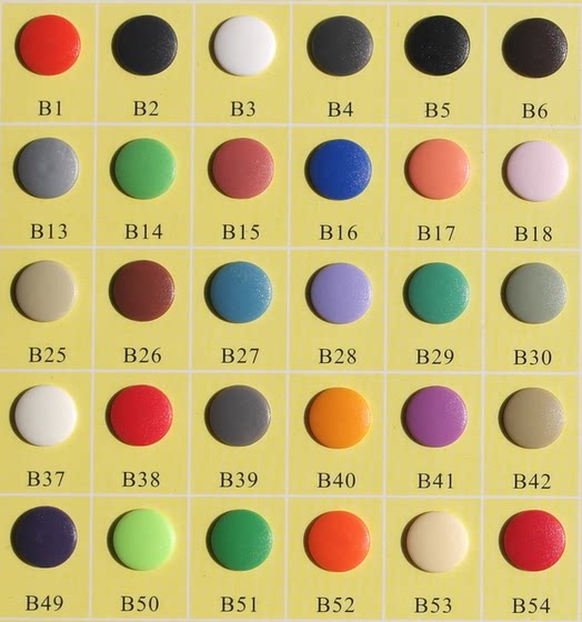 T5沙面华联树脂四合扣塑料按扣宝宝婴儿衣服暗扣安装工具窗帘纽扣