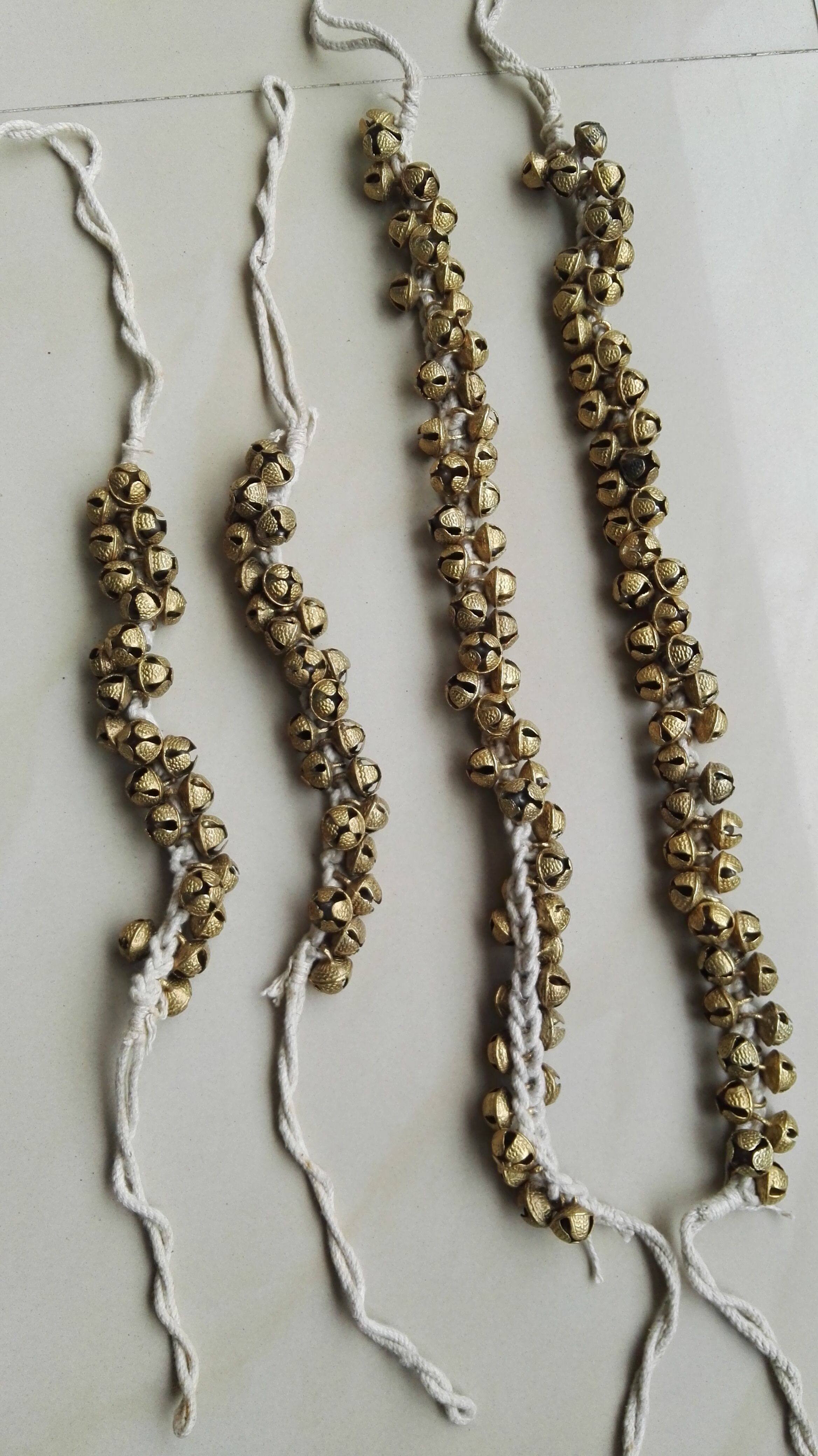 Indian professional classical dance copper foot bell 42 bell 25 bell 50 bell dance ornament pair