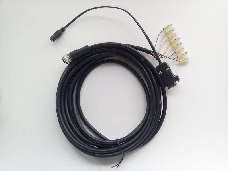 cognex DM300 serial cable power supply cable with trigger output 5m CCB-M12xDB9Y-05