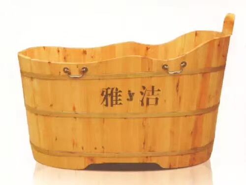 Customized cypress wooden barrel bath barrel adult soaking bath barrel household bathtub adult wooden basin solid wood bath bath barrel