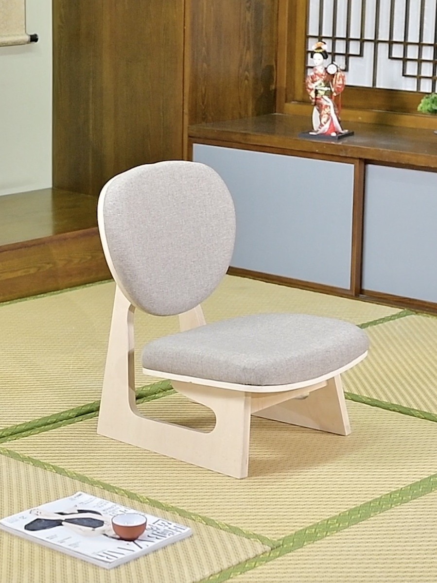 Bay window Japanese-style stool Backrest Tatami chair Bed chair Lazy Japanese-style room chair and Kang chair Low chair on the floor
