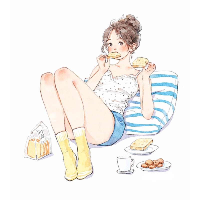 Qバージョン手描き水彩漫画アバターデザインカップルアニメ実在の人物写真漫画キャラクター個性絵画委託