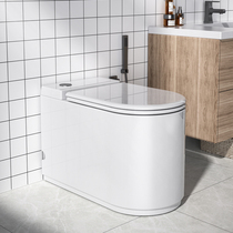 Sunken water tank toilet High-value household package installation Small apartment No pressure limit pumping siphon toilet