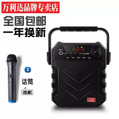 Wanlida X11 portable audio 4 inch Bluetooth lithium battery plug-in card portable high-power outdoor square dance speaker X10