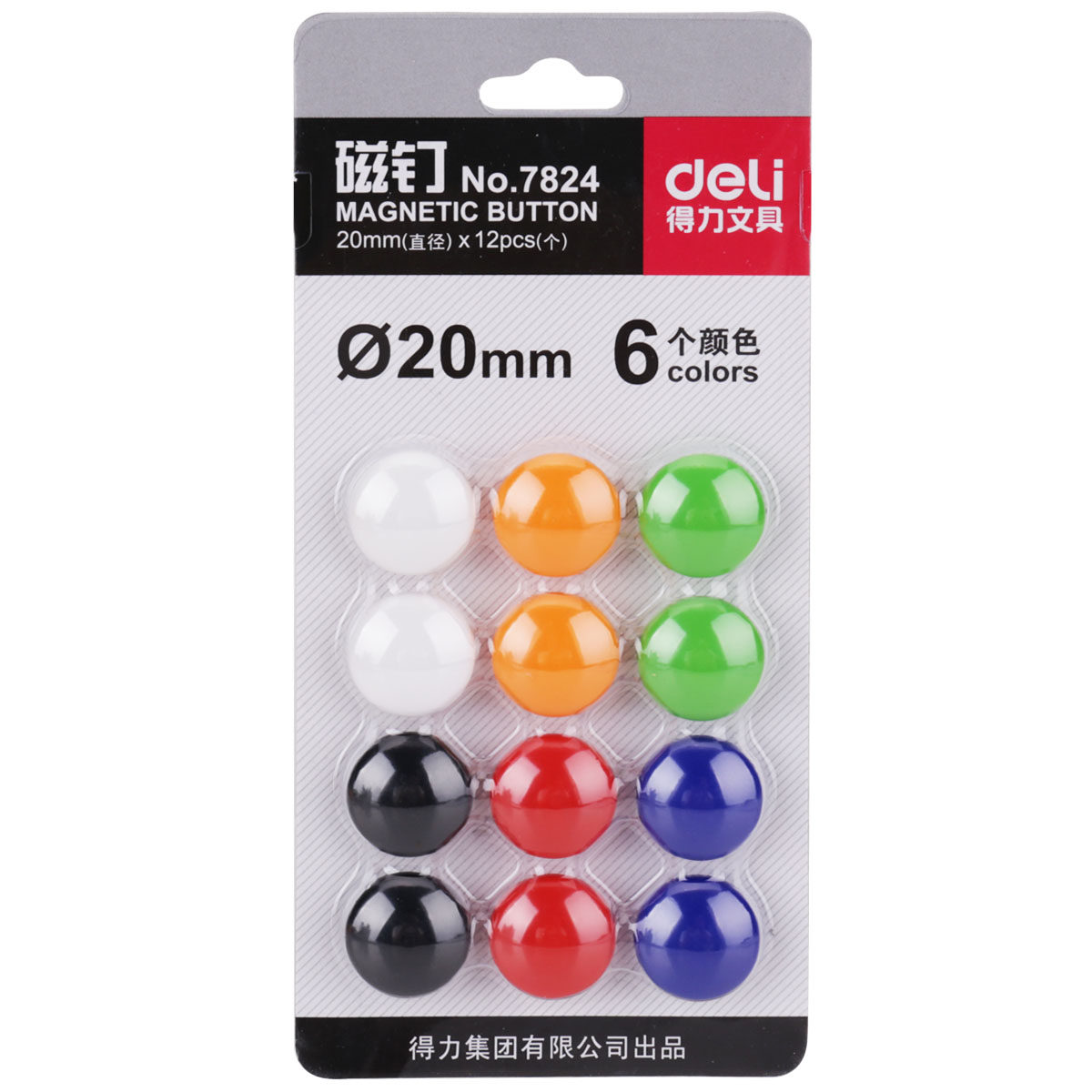 Able 7824 Magnetic nail white board Magnetic buckle Color Magnetic grain magnet Magnetic grain Magnetic Diameter 20mm Magnetic nail