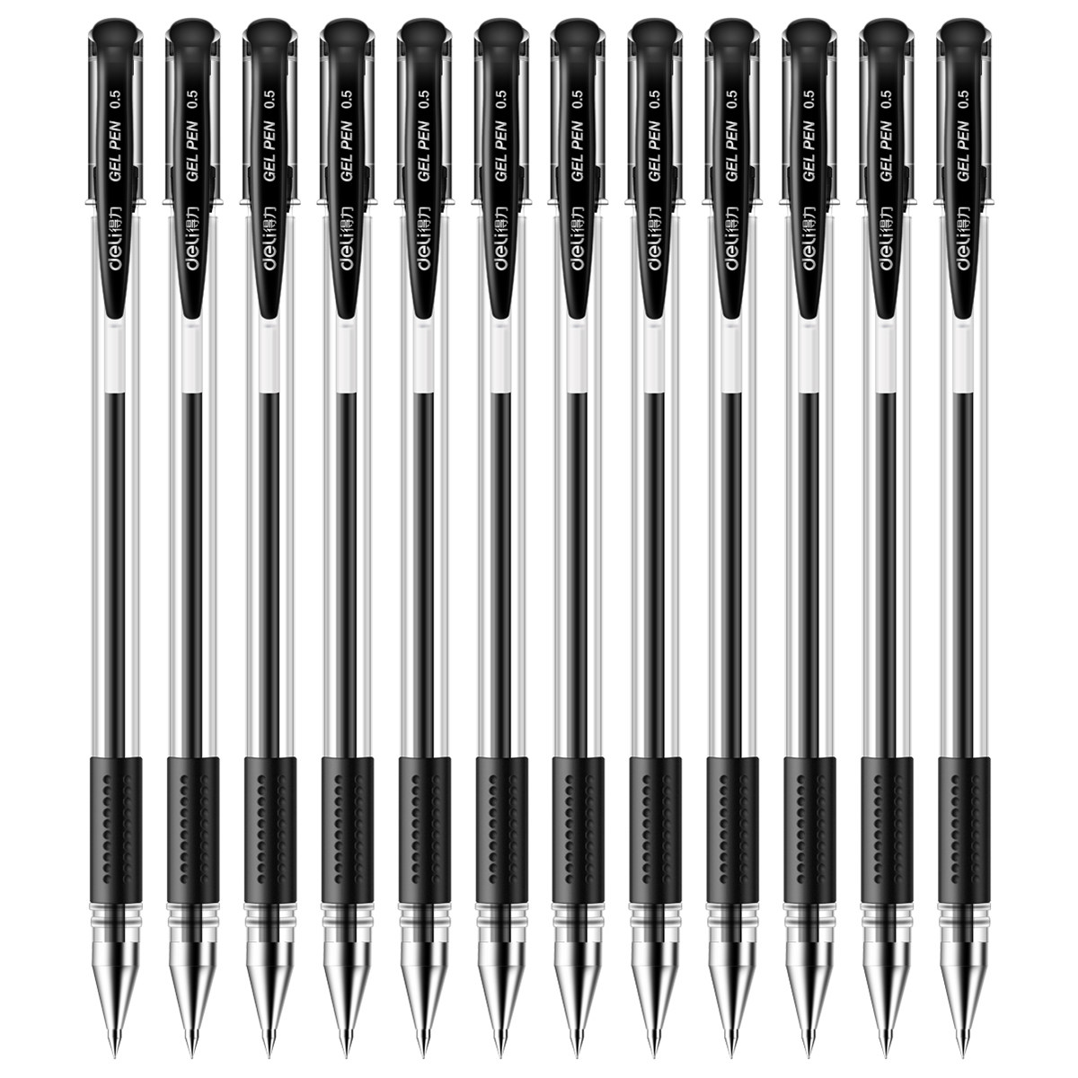 Deli 6600es gel pen office supplies 0 5 Gel pen water-based pen signature pen Gel pen one box