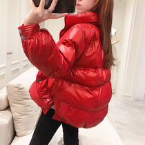 Quilted jacket 2020 autumn and Winter womens fashion Korean version of casual versatile bread jacket short cuff ribbed cotton coat cotton suit