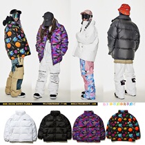 1920BSRABBIT Korean ski suit single double board mens and womens waterproof windproof wear-resistant thick warm top