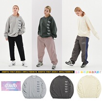 1920DIMITO Korean ski sweater men and women single double plate round neck thick warm base long sweater