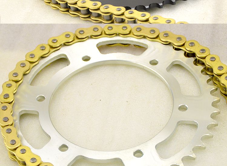 Phụ kiện xe mô tô phân khối lớn thể thao xe địa hình nhông xích cỡ răng 520 525 530 bộ xích - Phụ tùng xe máy