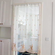 Fabric embroidery curtain half curtain shade decorative curtain curtain curtain cabinet partition curtain