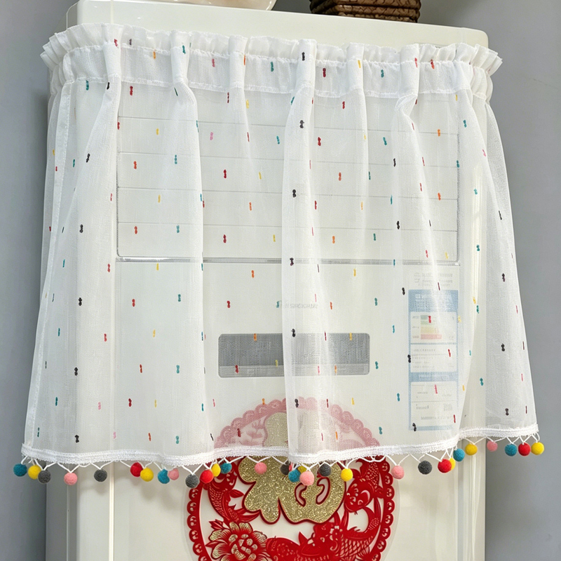 Cute Candy-Colored Vertical Cabinet Air Conditioner Wind Deflector Curtain for Living Room Air Vent, Windproof Cover Cute Candy-Colored Vertical Cabinet Air Conditioner Wind Deflector Curtain for Living Room Air Vent, Windproof Cover