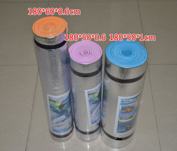 Tấm nhôm dày 1cm độ ẩm pad yoga mat cắm trại ngoài trời thảm đơn mở rộng nghỉ trưa ngủ mat - Thảm chống ẩm / Mat / Gối thảm trải picnic