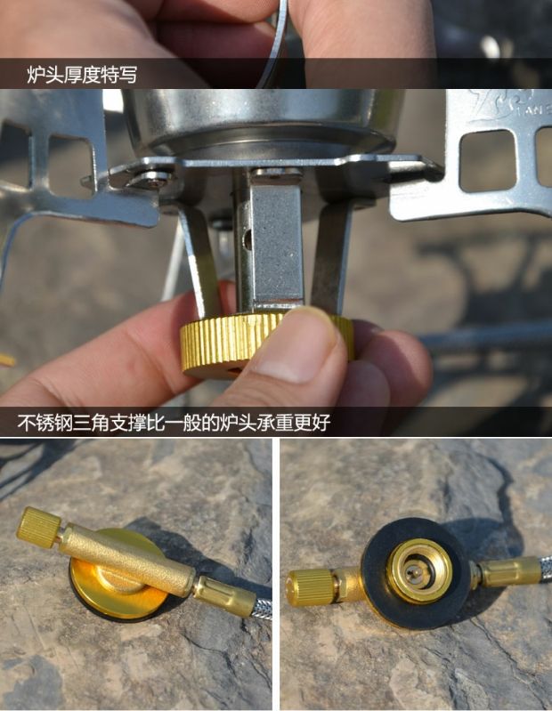 Núi ngoài trời bếp gió chia bếp cắm trại di động - Bếp lò / bộ đồ ăn / đồ nướng dã ngoại bếp ga du lịch namilux