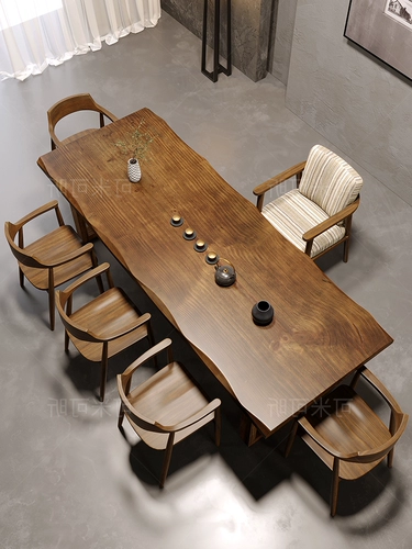 Столичный дерево Большой доска чайный стол и стул Комбинированность Простая современная домашняя чайная столик пивоваренный стол чайный стол