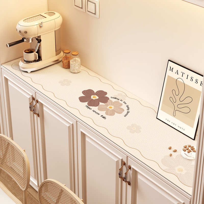 Sideboard Table Mat, Entryway Table Mat, Shoe Cabinet Anti-Dirt Mat, Anti-Scratch and Wear-Resistant Tv Cabinet Countertop Protective Mat, Tablecloth