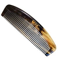 Черная цветочная луна расческа [тонкие зубы] длиной около 15 см