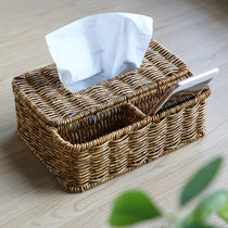 Eurostyle Crambox Home Tea Table Creative Storage Box Handcrafted Multifunction Remote Control Containing Paper Towel Box Plastic