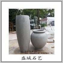 European-style sandstone flower pot Pottery pot Flower bowl Sandstone sculpture relief Sandstone fountain Hotel villa clubhouse decoration