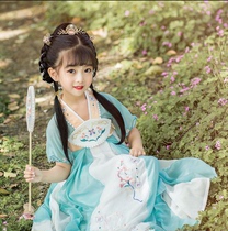 Lady Lu Ming foreign performance photo photography skirt summer new Chinese style improved Hanfu chiffon multi-layer flowers