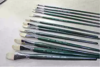 Marley brand G1720 bristles brush long pole round peak pig hair gouache powder acrylic pen set set single optional