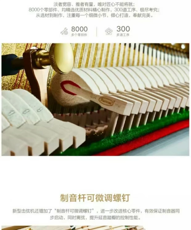 Đàn piano mới Pearl River Caesar Fort KHA2 nhạc cụ bàn phím cao cấp 88 Đàn piano Jianli chơi gói Tần Sơn