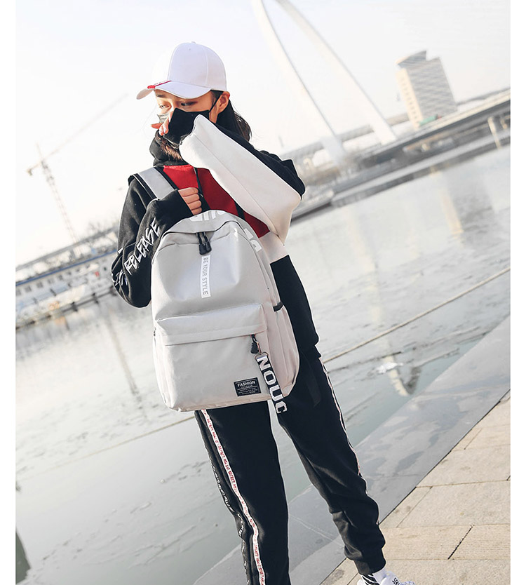 Túi nữ phiên bản Hàn Quốc Harajuku ulzzang khuôn viên cảng gió ba lô nam chụp hình du lịch ba lô thủy triều học sinh trung học balo đẹp nam