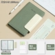 Matcha Green-Alphabet Edition [20 одиночных слотов можно размещать в передней и задней части 40 штук] плюс страницы на молнии и страницы визитной карточки