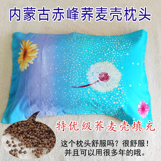 Buckwheat pillow adult pillow student pillow buckwheat shell children pillow baby single dormitory suitable pillow
