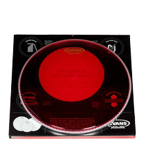 American Daddario EVANS 13-inch percussion drum head transparent red double-layer snare drum tom head TT13HR