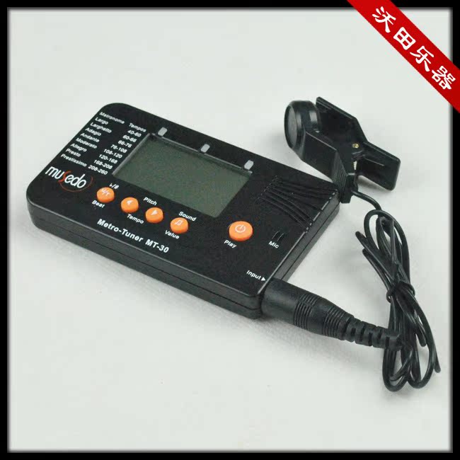 Little Angel Musdo Tuyệt vời MT-30 Guitar Bass Tuner Metronome Chỉnh nhạc cụ - Phụ kiện nhạc cụ dây đeo guitar