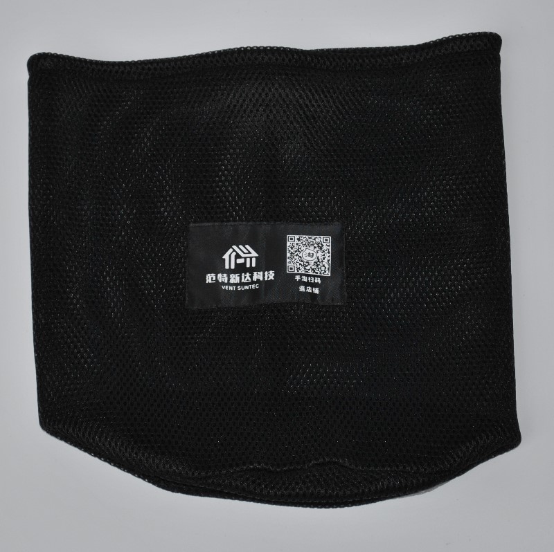DIY self-made air purifier 3D three-dimensional round bottom dustproof mesh bag pocket can be washed first filter cover beam mouth lock