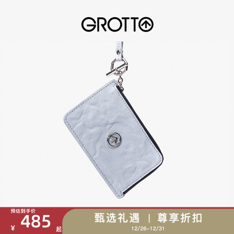 GROTTO MUSIC FOR 23 YEARS NEW ITALIAN SHEEP LEATHER LEATHER LACE Purse Wallet Wallet-Taobao