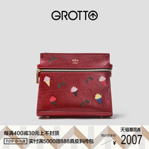 GROTTO Le Route 66 Ice Cream SMALL Italian vegetable-tanned Cowhide SHOULDER bag for women