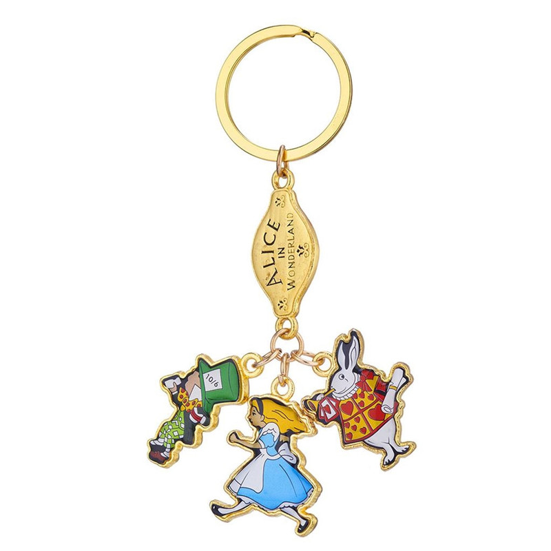 Spot European British Westmin Temple Westminster Church Key Ring Buckle Alice in Wonderland