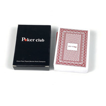 New big character Texas Holdem PVC plastic material smooth plastic plastic playing cards 63 * 88MM waterproof washable