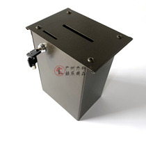 Baccarat pumping water tank coin box Texas poker table iron with lock new original high quality boutique