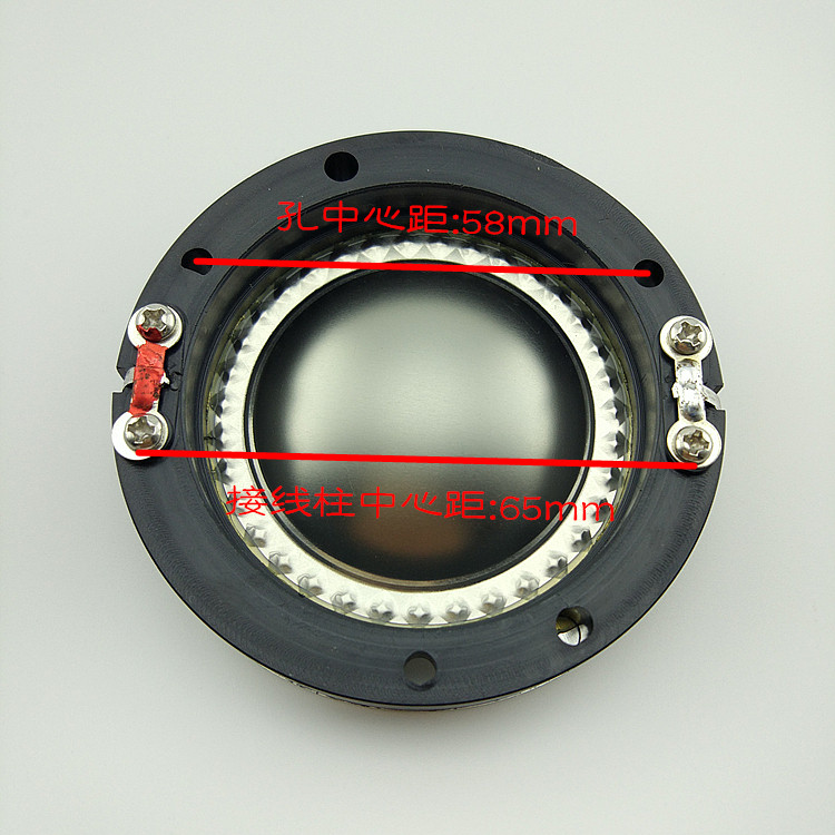 Special price 44 4mm round wire titanium film round rack voice coil 8 Euro 80-150W workmanship good high frequency response well