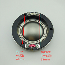 Special price 34 4mm copper clad aluminum flat wire titanium film round frame voice coil 8 Ohms 50-100W Good workmanship high frequency response in place