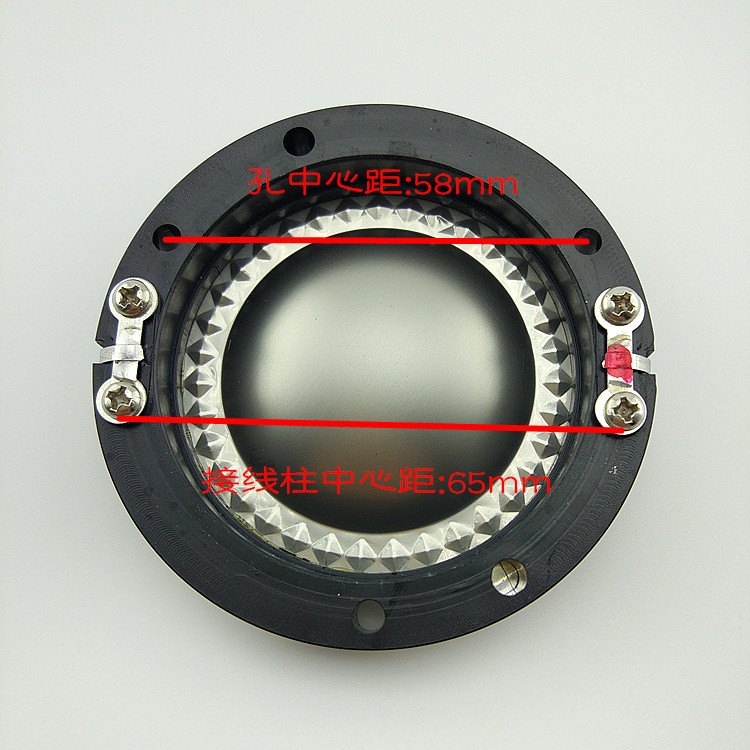 Special offer 44 4mm flat wire titanium film round frame voice coil 8 Euro 80-150W good workmanship and good high frequency response
