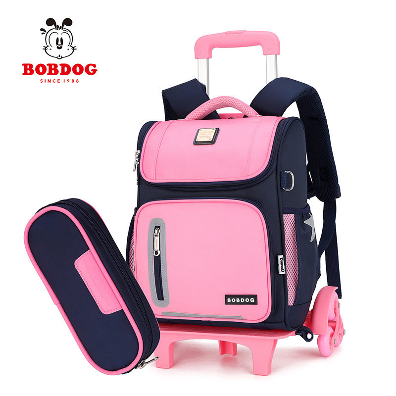 Babu Rod schoolbag primary school girl 1-3-4 grade children Korean version of male crest light girl