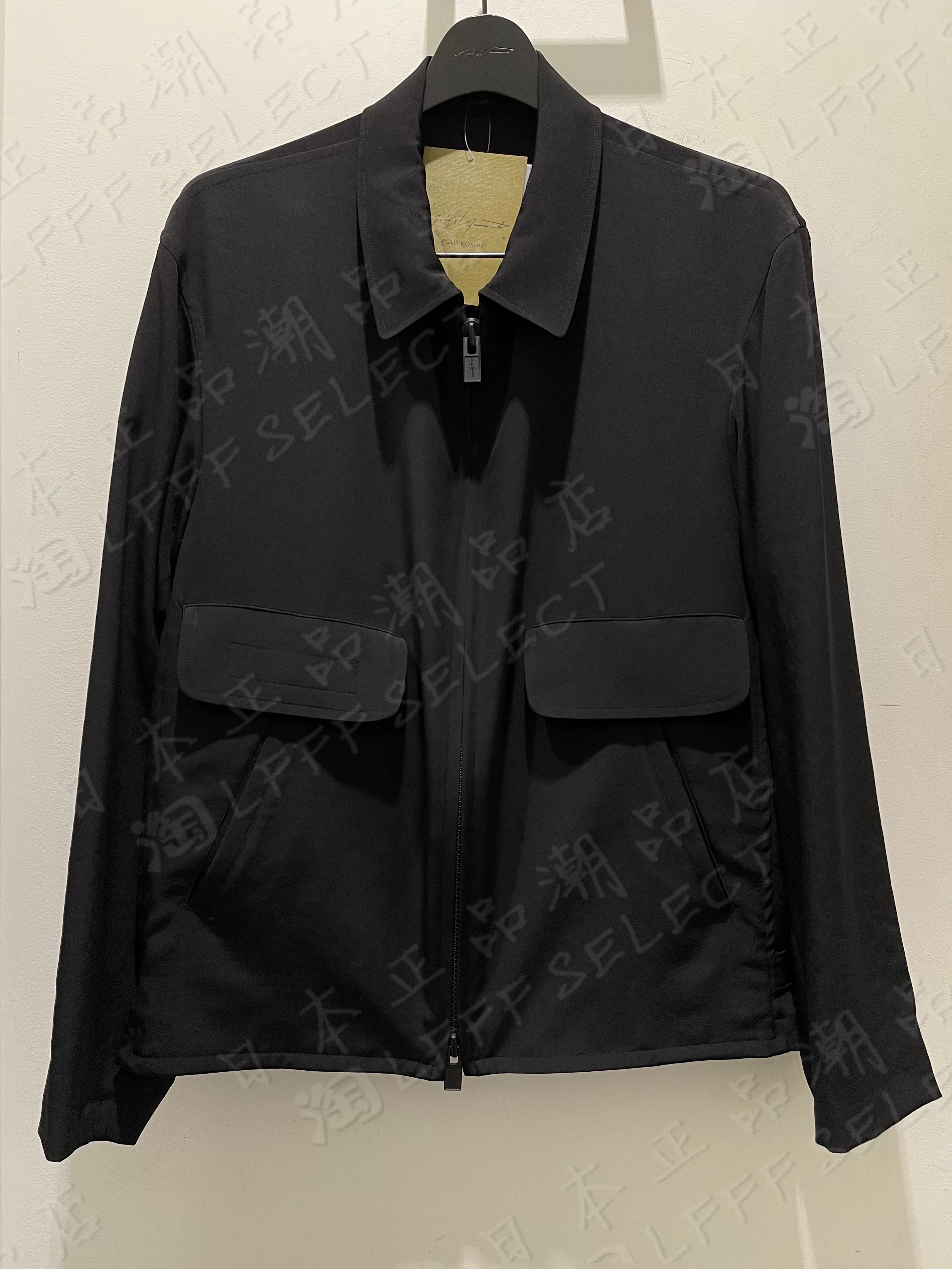 Распродажа в Японии HOMME Yamamoto Yoshiji 24SS смешанный ацид триацетат, карман-флип, эластичная куртка