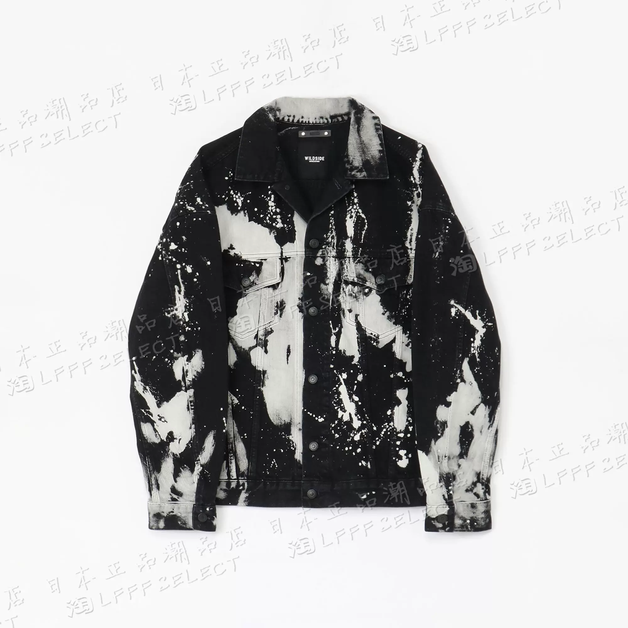 Японский закупочный агент Yamamoto WILDSIDE MINEDENIM 12OZ джинсовый куртка стиля Splashing